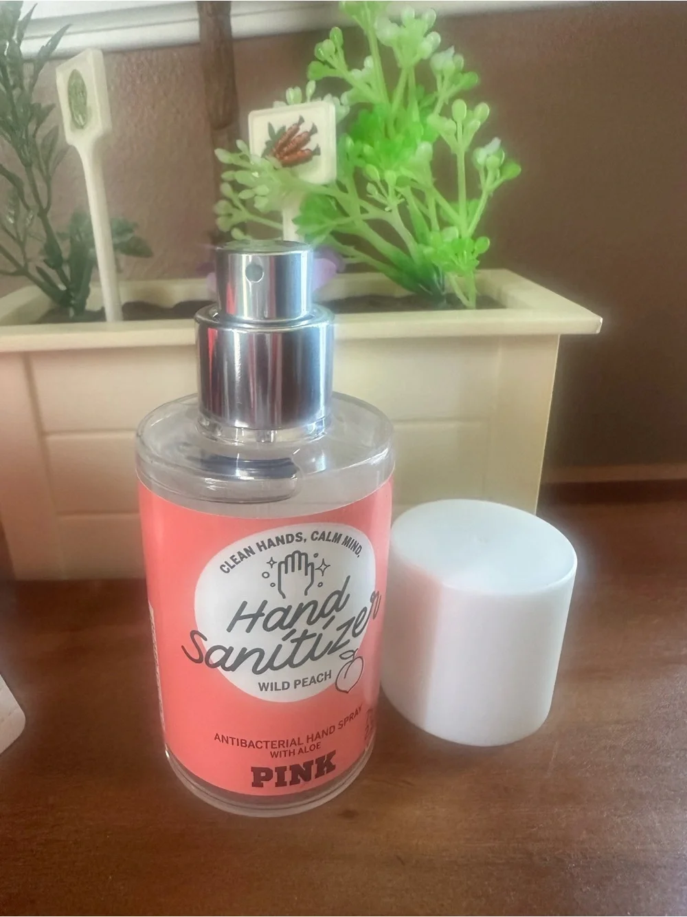 PINK Victoria's Secret Pink Hand Sanitizer with Pink Silicone Holder set